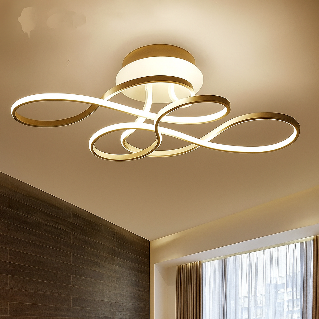 Radiant elegance modern ceiling lamp