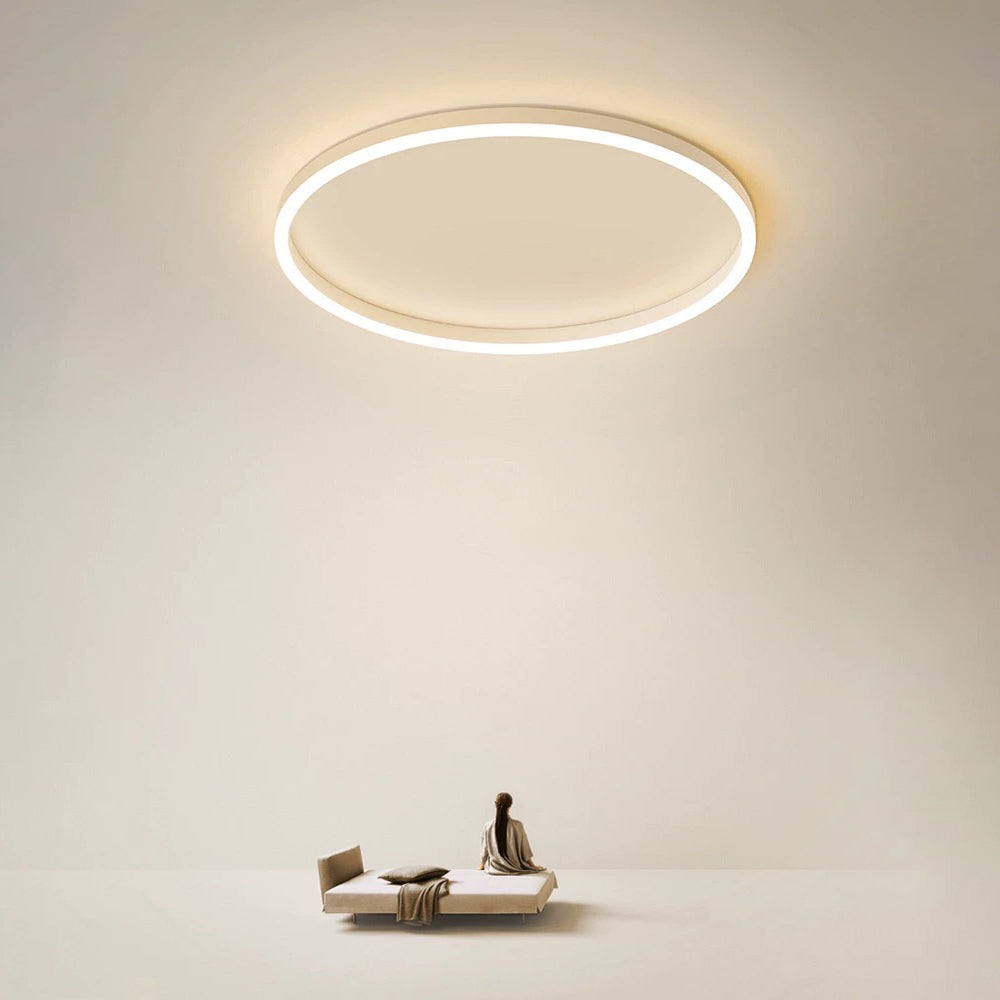 Round LED Flush Mount Ceiling Light for Living Room
