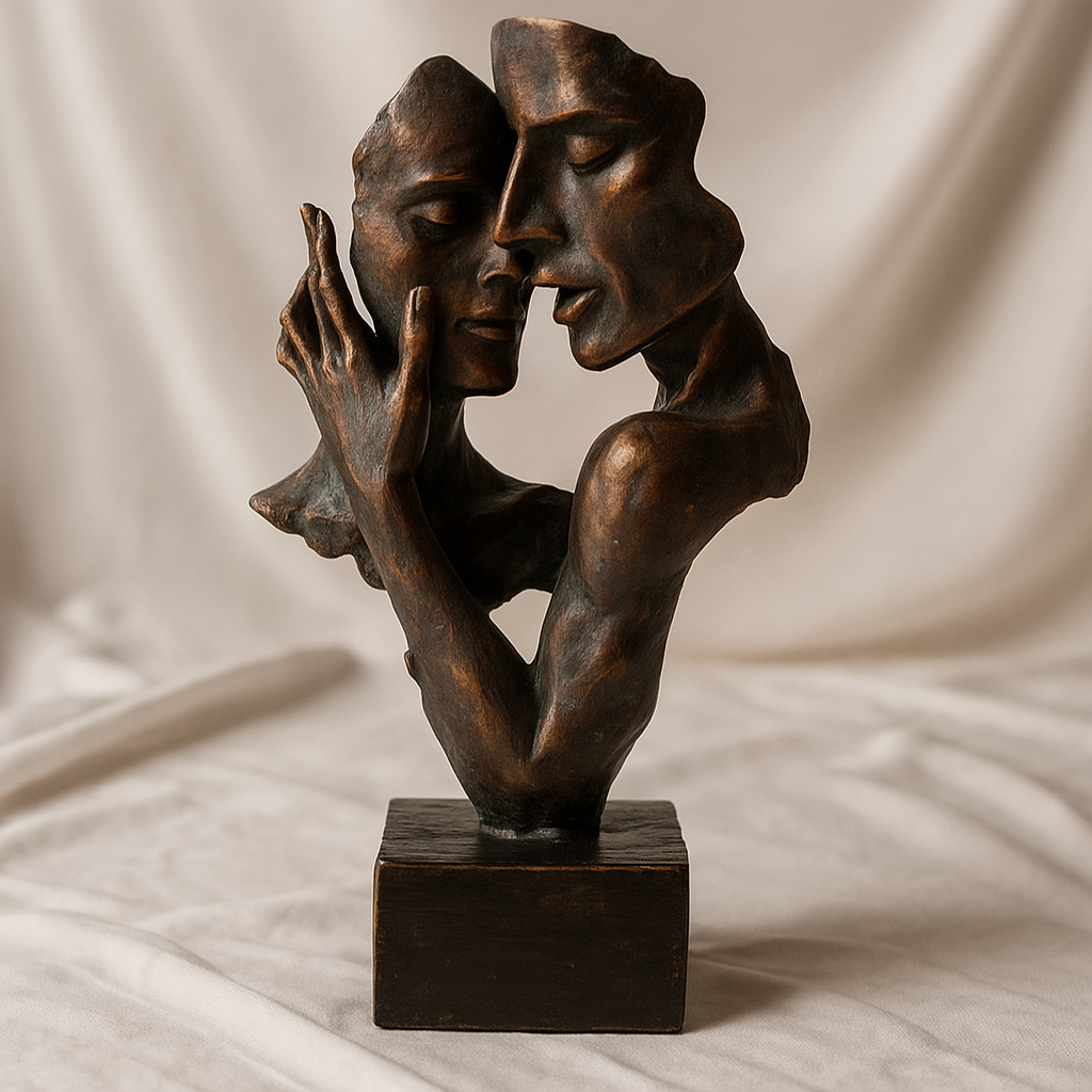 Abstracte kusbeeld sculptuur