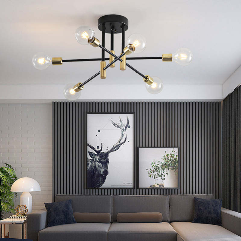 Modern LED Ceiling Light in Minimalist Design with Diffused Lighting