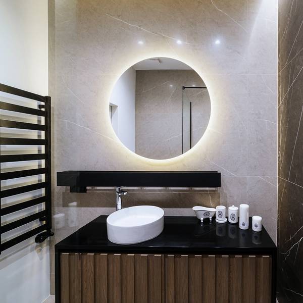 Rond LED Badkamerspiegel met Achterverlichting