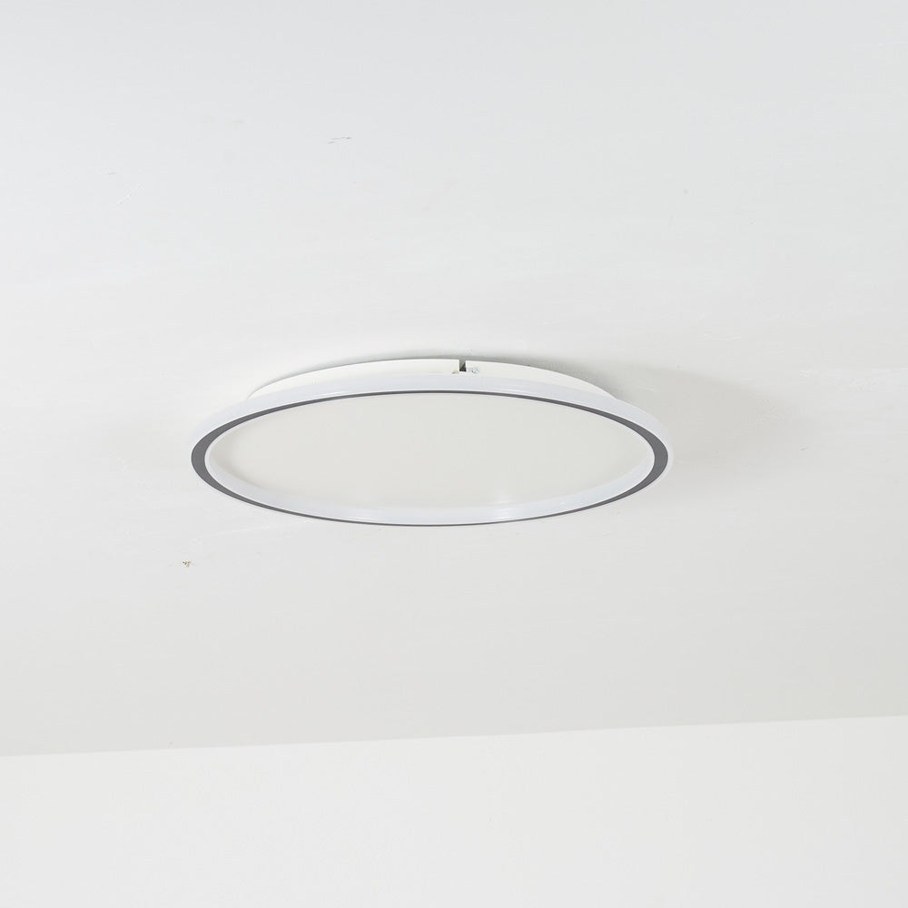 Modern LED Flush Mount Ceiling Light Round Design with Adjustable Brightness