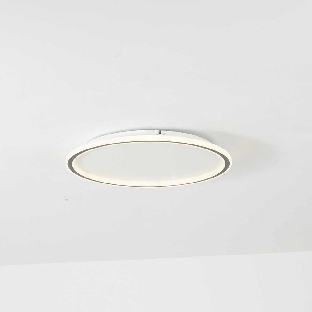 Modern LED Flush Mount Ceiling Light Round Design with Adjustable Brightness
