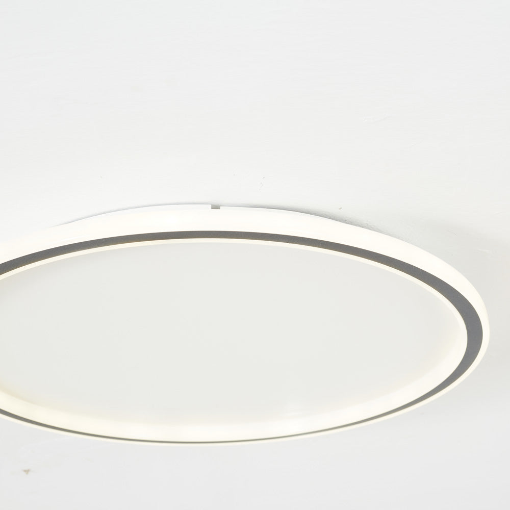 Modern LED Flush Mount Ceiling Light Round Design with Adjustable Brightness