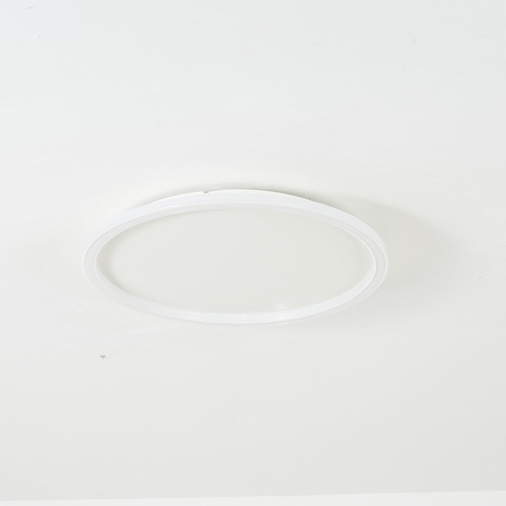 Modern LED Flush Mount Ceiling Light Round Design with Adjustable Brightness