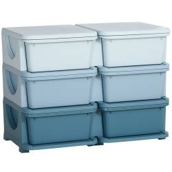 HOMCOM Kinderkamer Opbergboxen Set