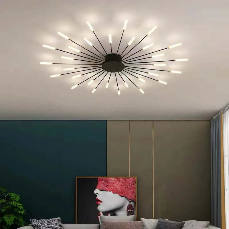 NovaLume Plafondlamp in Vuurwerkdesign