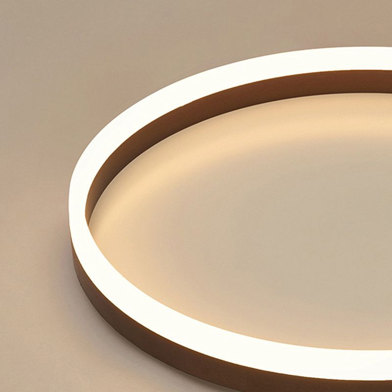 Sleek Flush Ring Ceiling Light Dimmable Modern Home Lighting