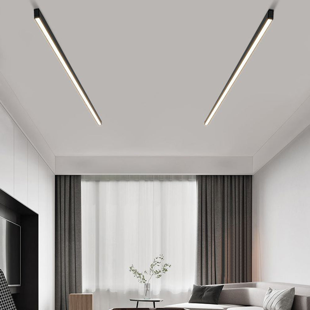 Elegant Modern Linear LED Ceiling Light for Living Room