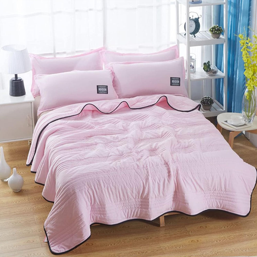 Night Breeze Blanket for Hot Sleepers – Compact Bed Throw