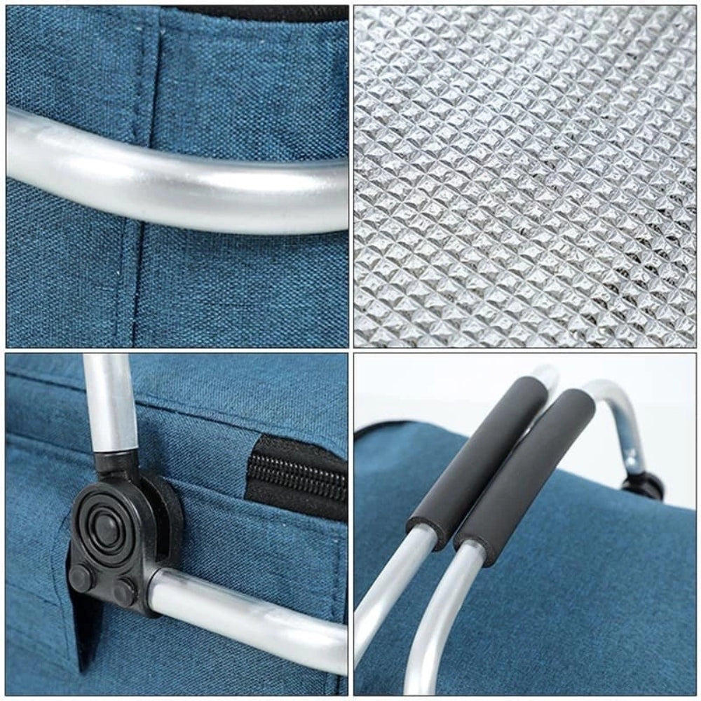 Foldable Leakproof Picnic Basket Insulated 18L Cooler for Outdoor & Travel