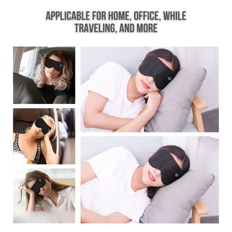 Wireless Heated Eye Mask Soothing Warm Massage for Tired Eyes