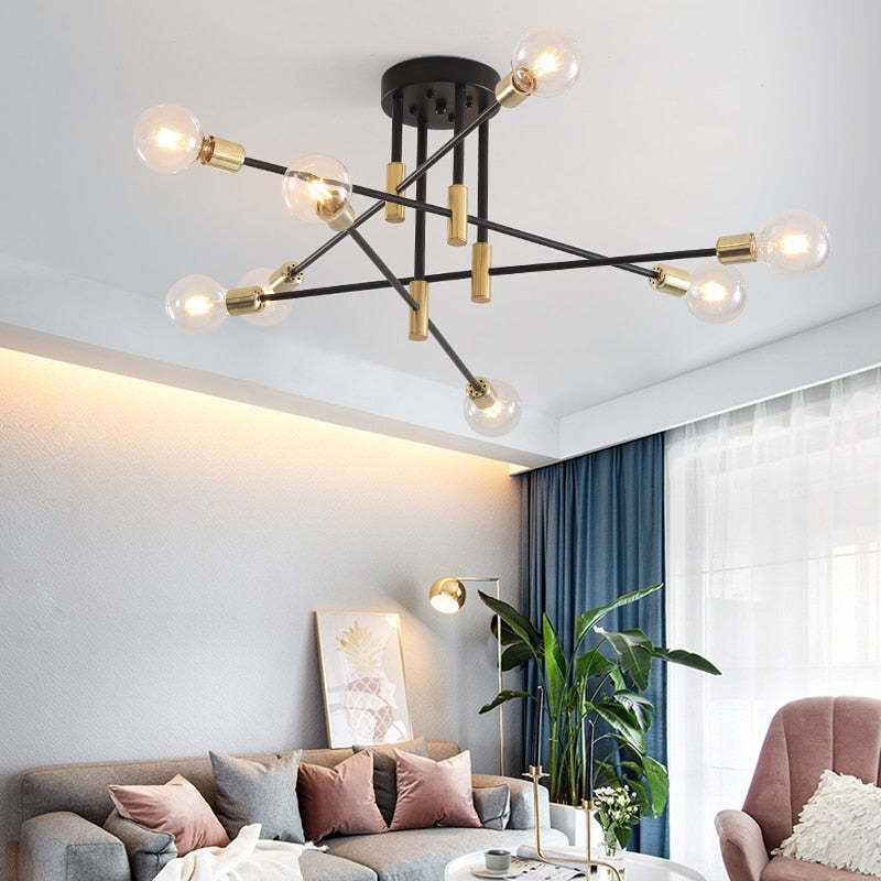 Modern LED Ceiling Light in Minimalist Design with Diffused Lighting