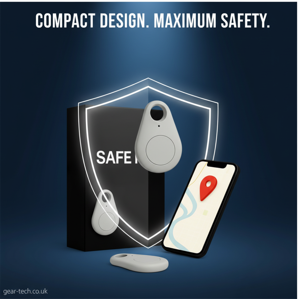 Kids Safety GPS Tracker Waterproof Live Location Device with SOS Function