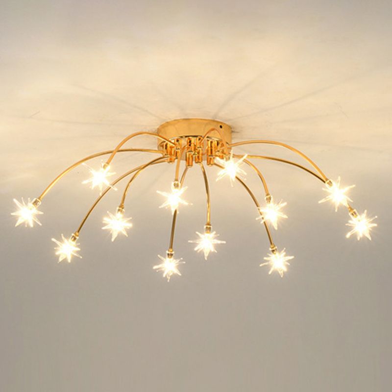 Starry-Inspired Ceiling Light Elegant Flush Mount for Modern Interiors