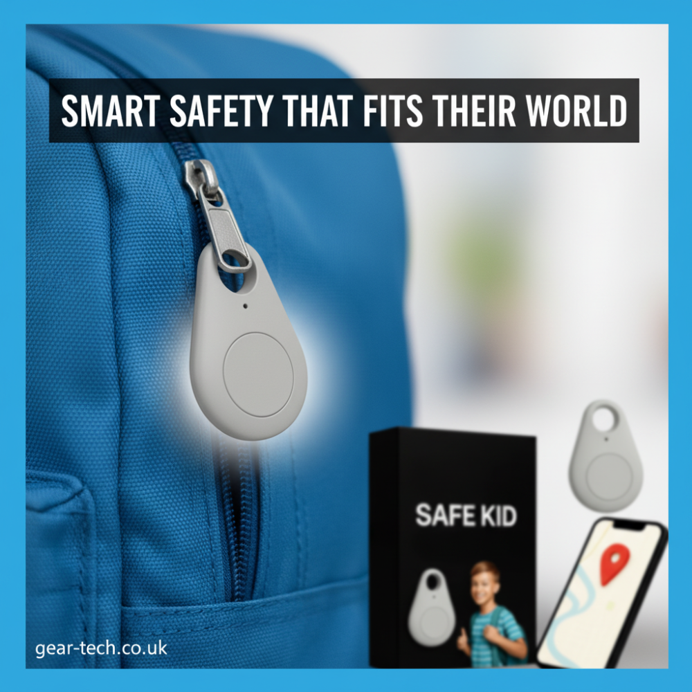 Kids Safety GPS Tracker Waterproof Live Location Device with SOS Function