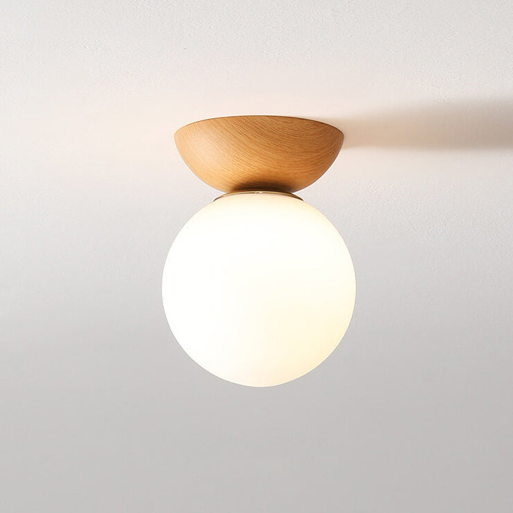 Japanese Style Ceiling Light Modern LED Pendant Light with 3 Color Modes