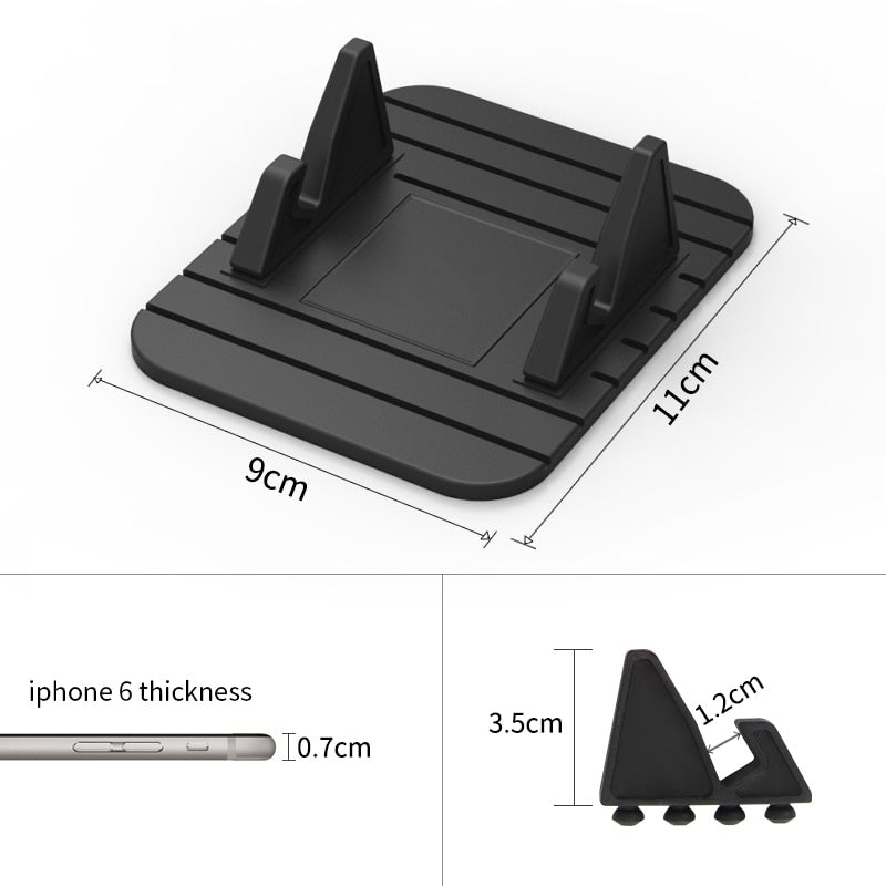 Anti-Slip Dashboard Phone Stand Secure Car Mount for Navigation