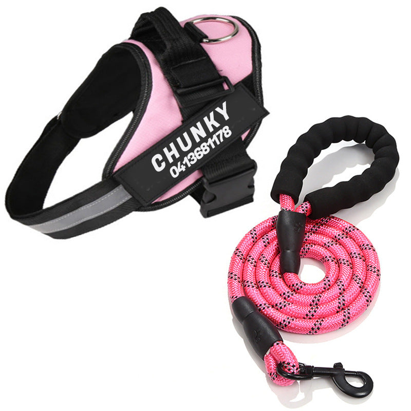 Secure Reflective Lightweight Adjustable Dog Harness