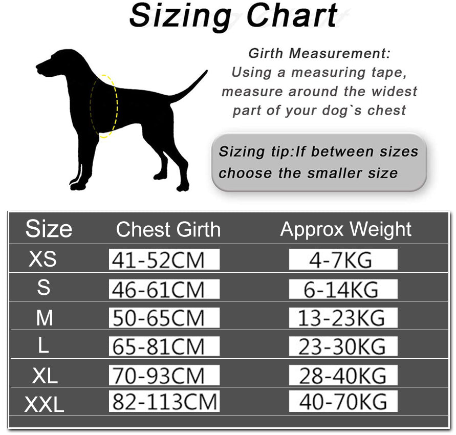 Secure Reflective Lightweight Adjustable Dog Harness