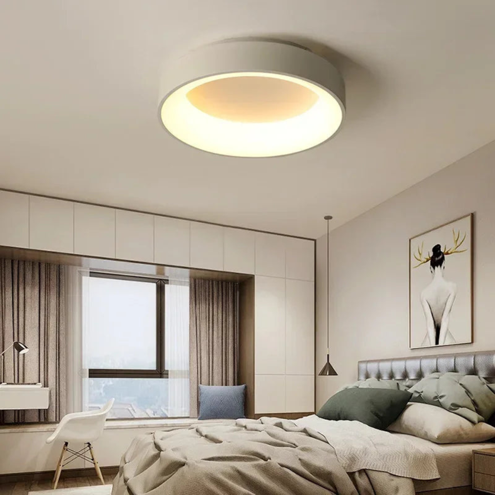 Nordic Round LED Ceiling Light Fixture for Living Room