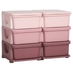 HOMCOM Kinderkamer Opbergboxen Set