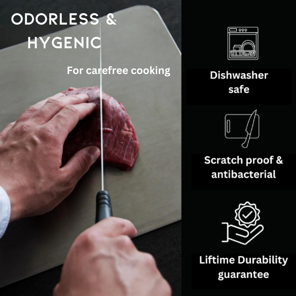 Professional Kitchen Cutting Board Odour-Resistant, Knife-Friendly Food Prep Board