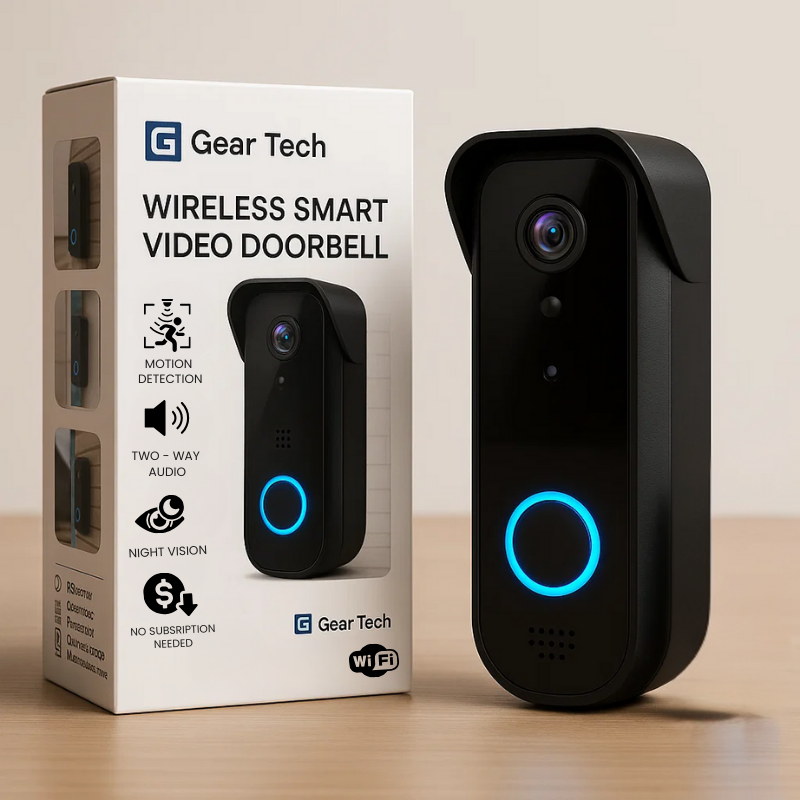 Smart Video Doorbell Camera Motion Alerts & Long Battery Life