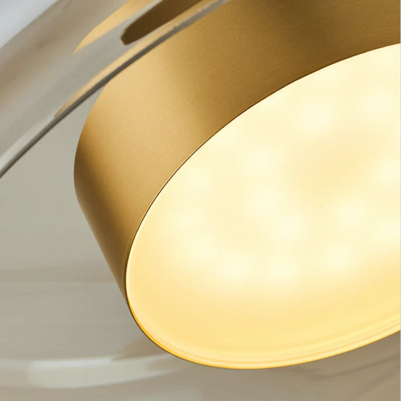 Minimalist Glass Pendant Light for Living Room