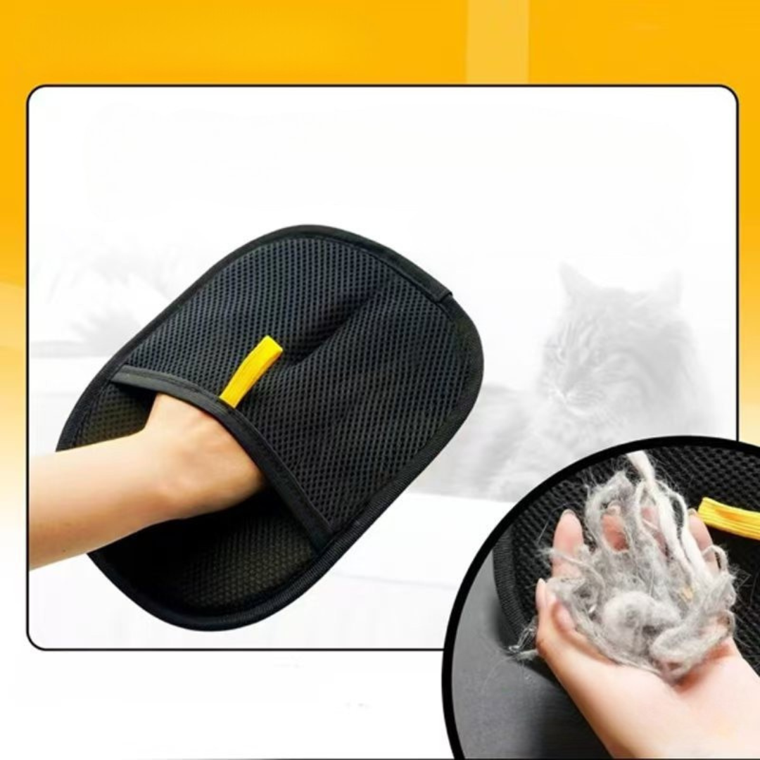 Pet Grooming and Hair Removal Glove Effective Fur Cleaner for Cats & Dogs