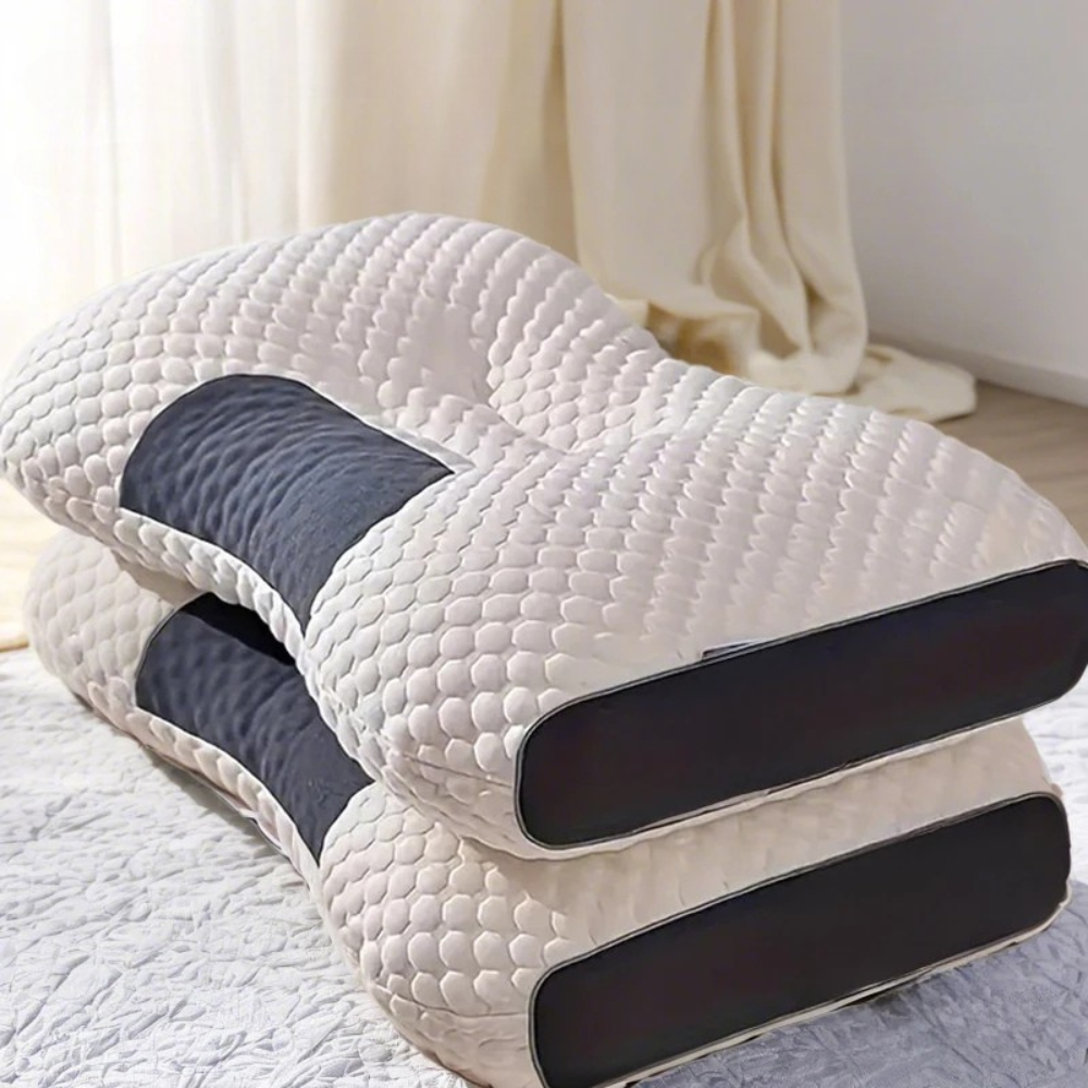 Memory Foam Pillow with Airflow Design – Neck Alignment for Restful Sleep