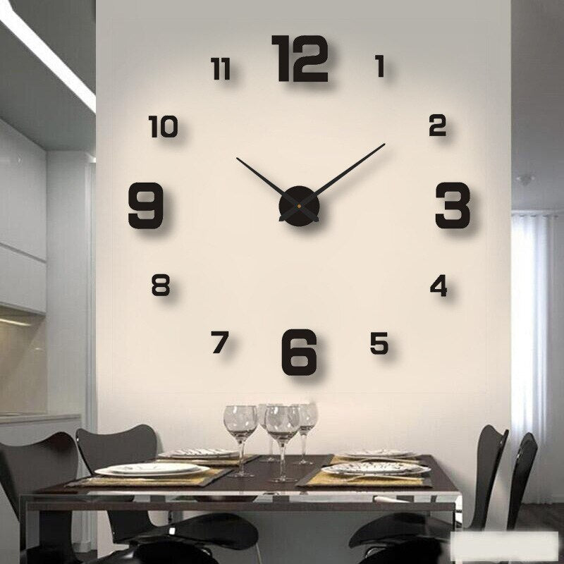 Creative Design Wall Clock Stylish Quartz Home Décor