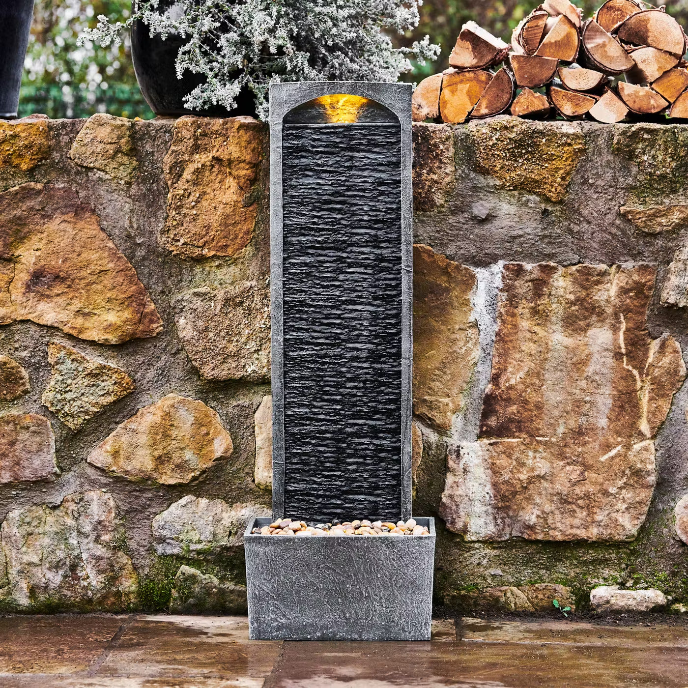 Cascadia Waterval Fontein voor Buiten
