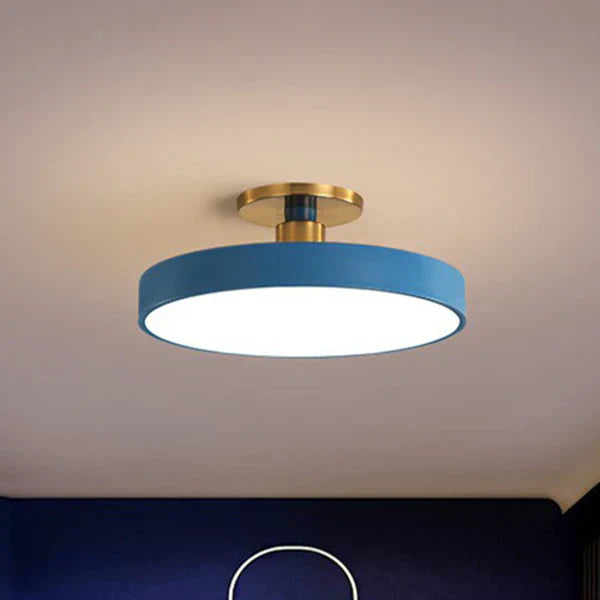Nordic Round LED Ceiling Light Modern Minimalist Design