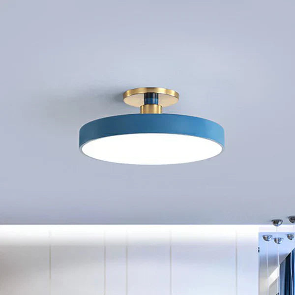 Nordic Round LED Ceiling Light Modern Minimalist Design