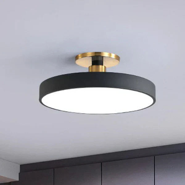 Nordic Round LED Ceiling Light Modern Minimalist Design
