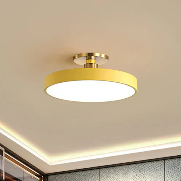 Nordic Round LED Ceiling Light Modern Minimalist Design