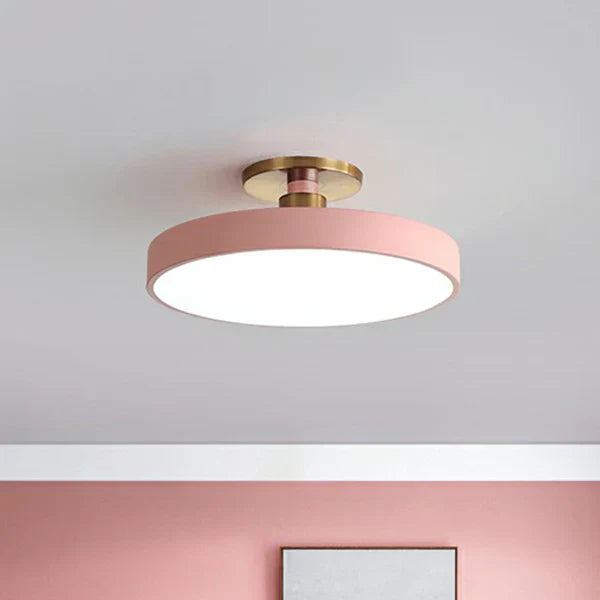 Nordic Round LED Ceiling Light Modern Minimalist Design