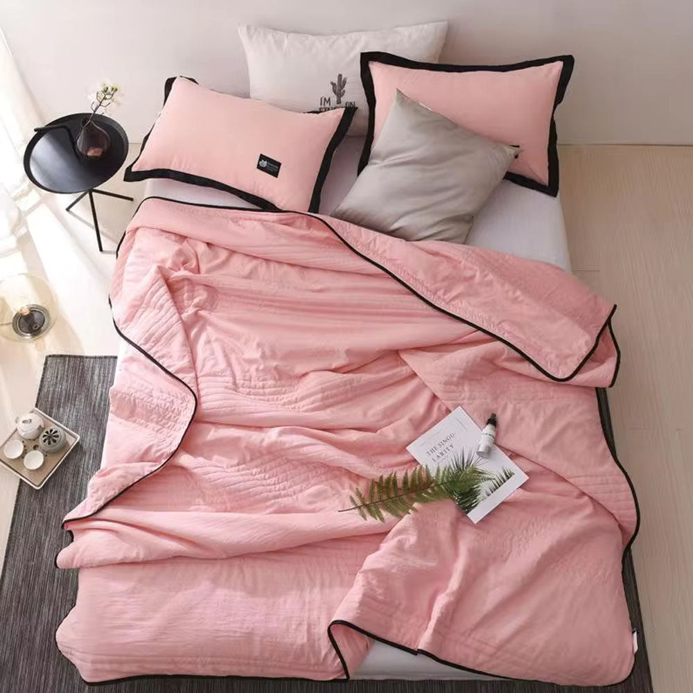 Night Breeze Blanket for Hot Sleepers – Compact Bed Throw