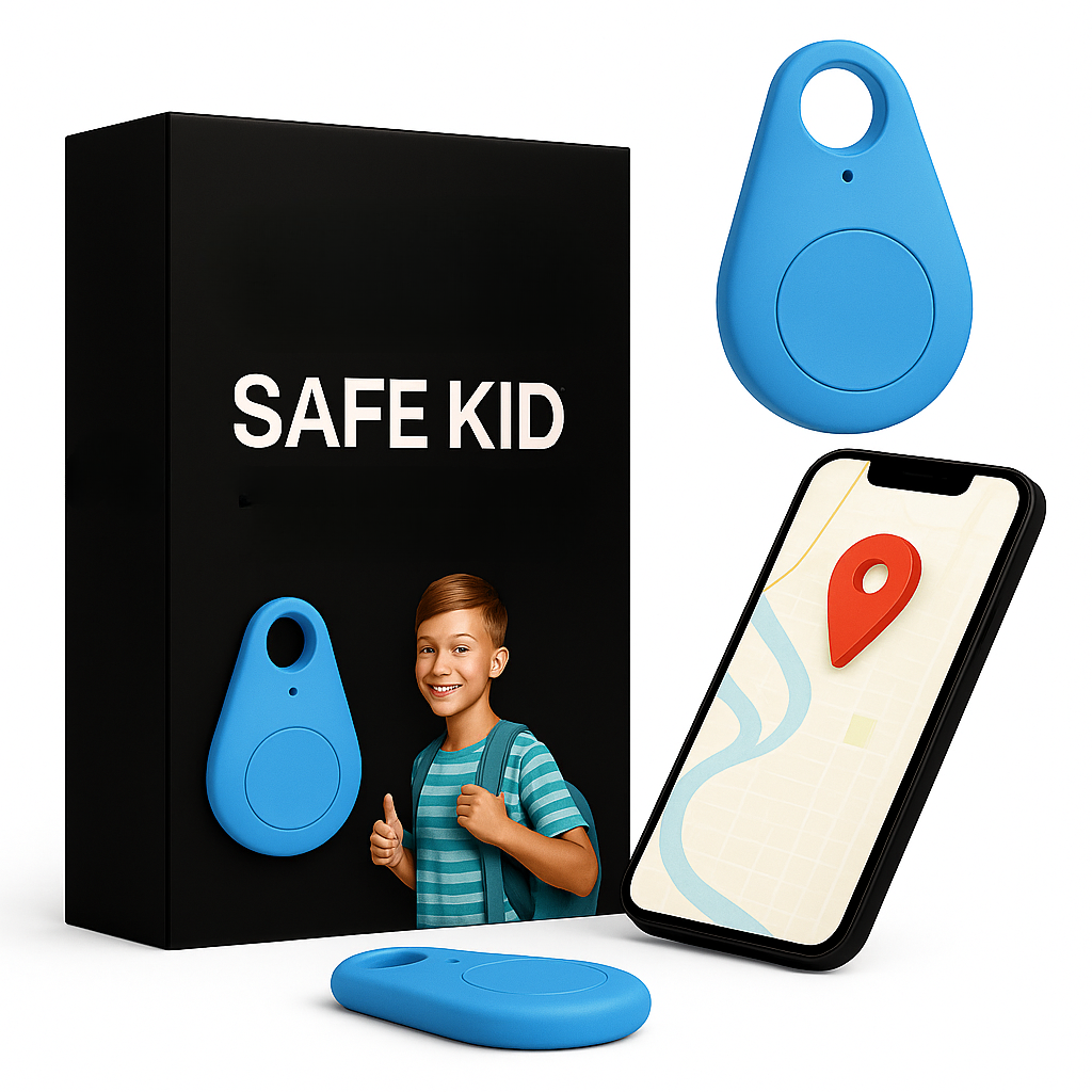 Kids Safety GPS Tracker Waterproof Live Location Device with SOS Function