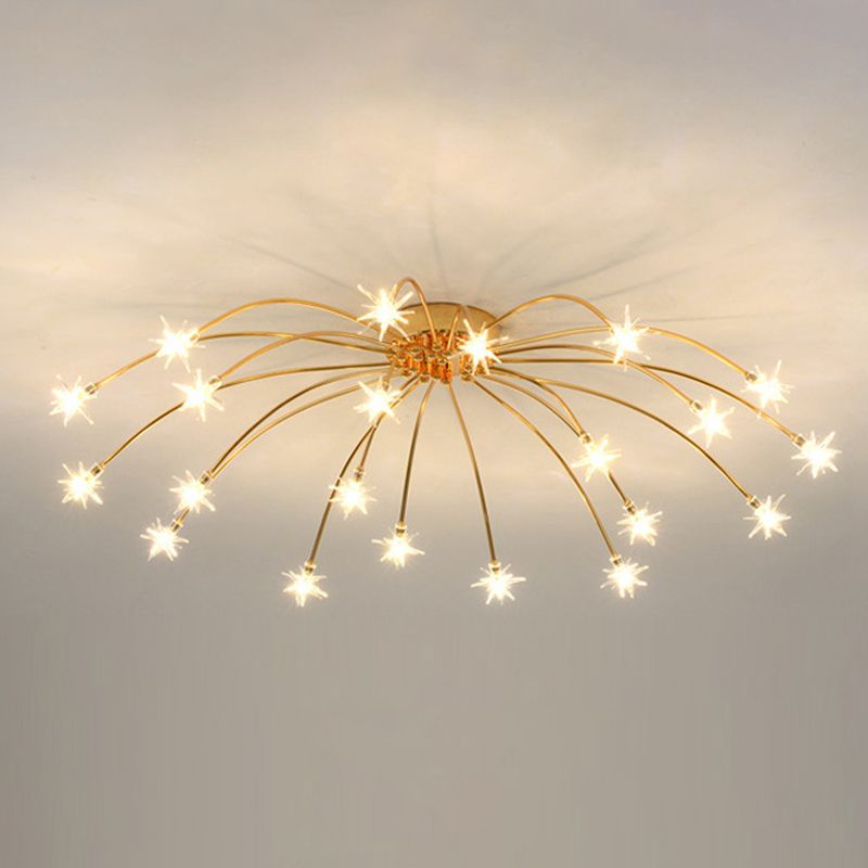 Starry-Inspired Ceiling Light Elegant Flush Mount for Modern Interiors