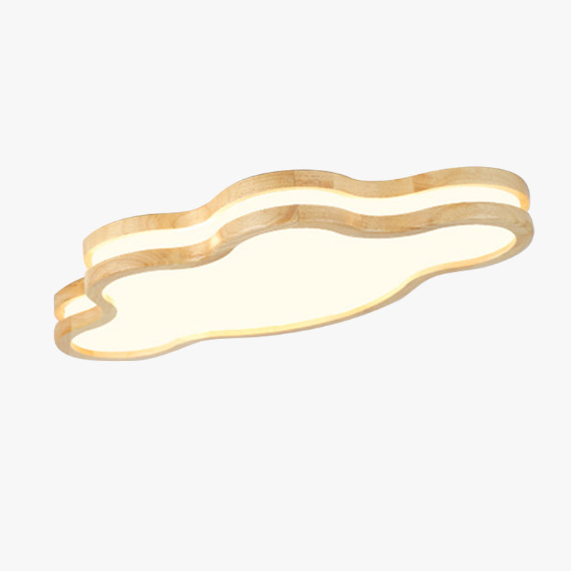 Dreamy Moon, Cloud & Star Shapes Flush Mount Soft Ambient Ceiling Light