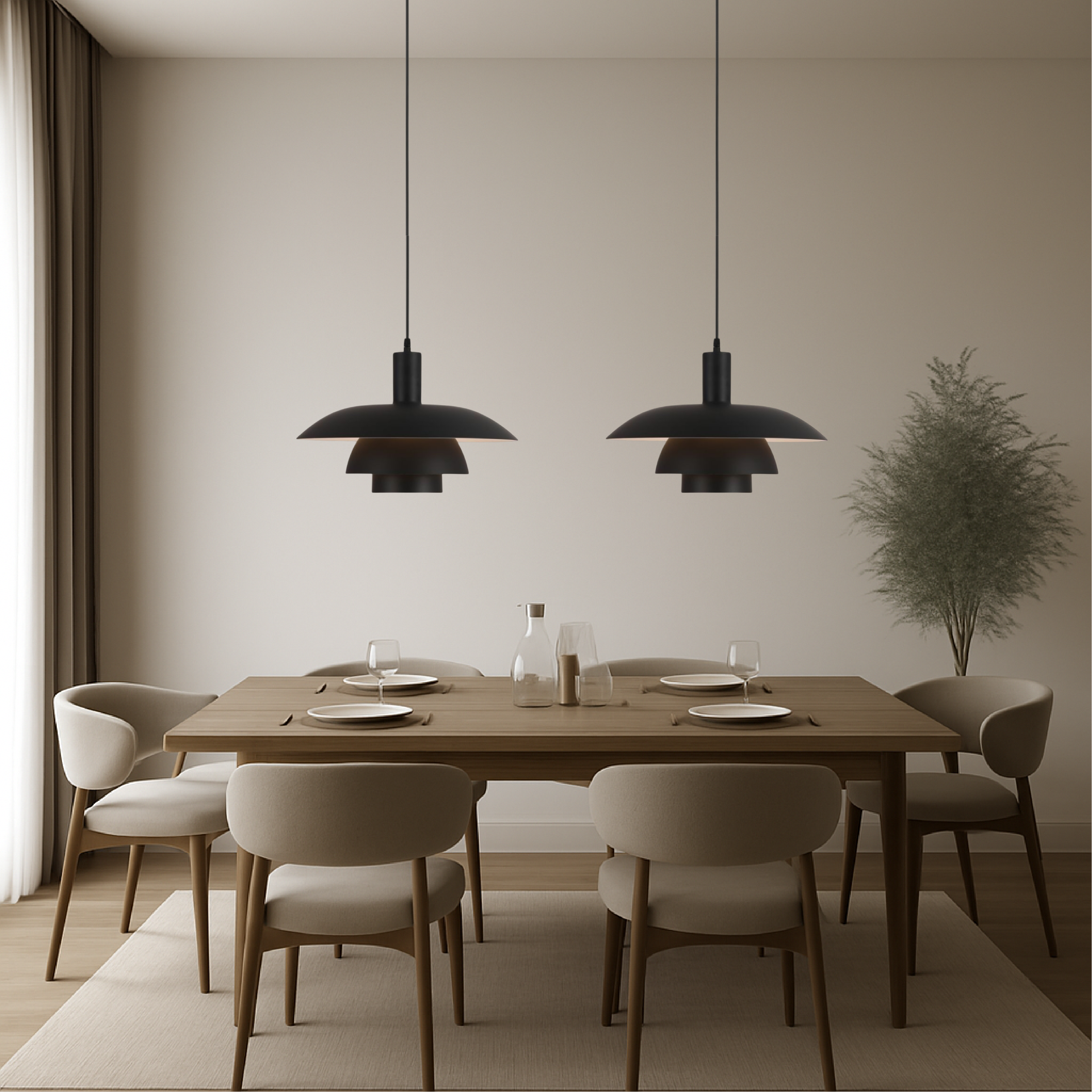 Modern Scandinavian Style Living Room Pendant Light