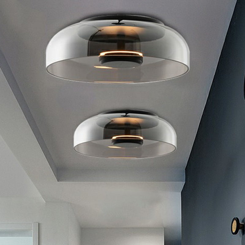 Lichtgevende Elegant – Moderne LED-Plafondlamp Met Glazen Afwerking