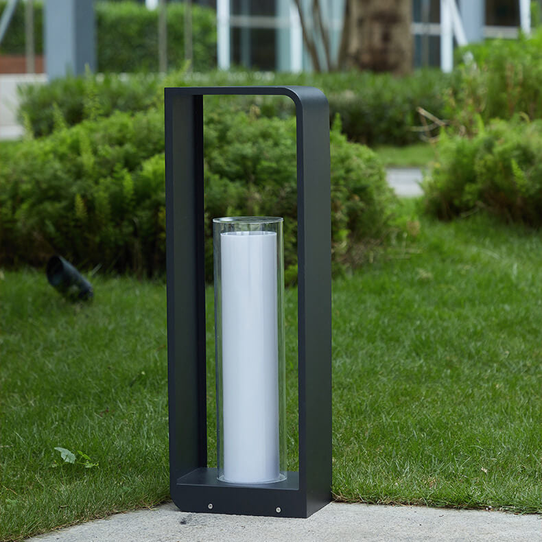 Modern LED Outdoor Garden Light Minimalist Weather-Resistant Square Lamp for Patio & Garden