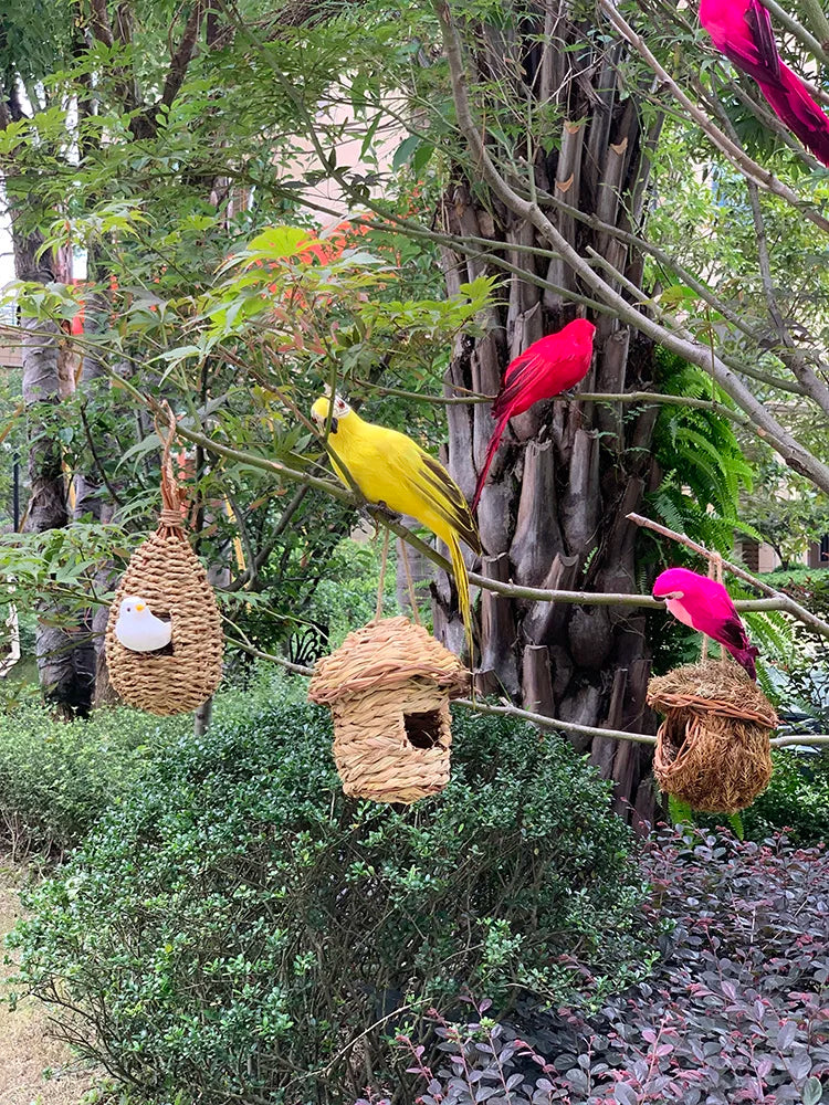 Volière papegaai boomdecoratie