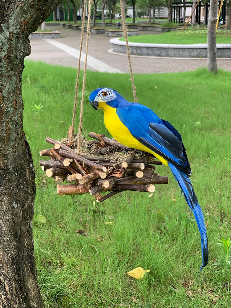 Volière papegaai boomdecoratie