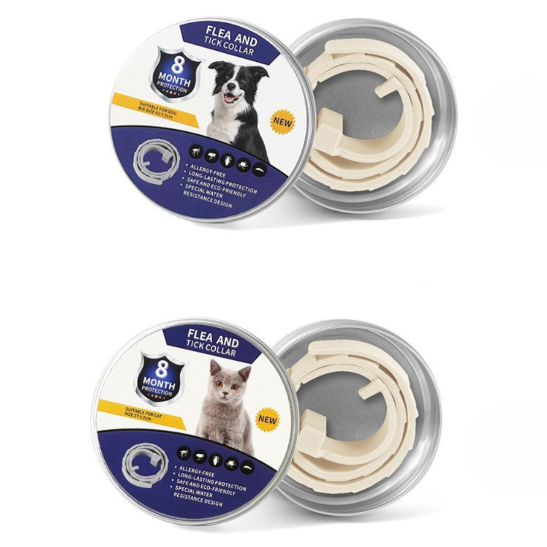 Effective Tick & Flea Prevention Collar – Over 8 Months Protection