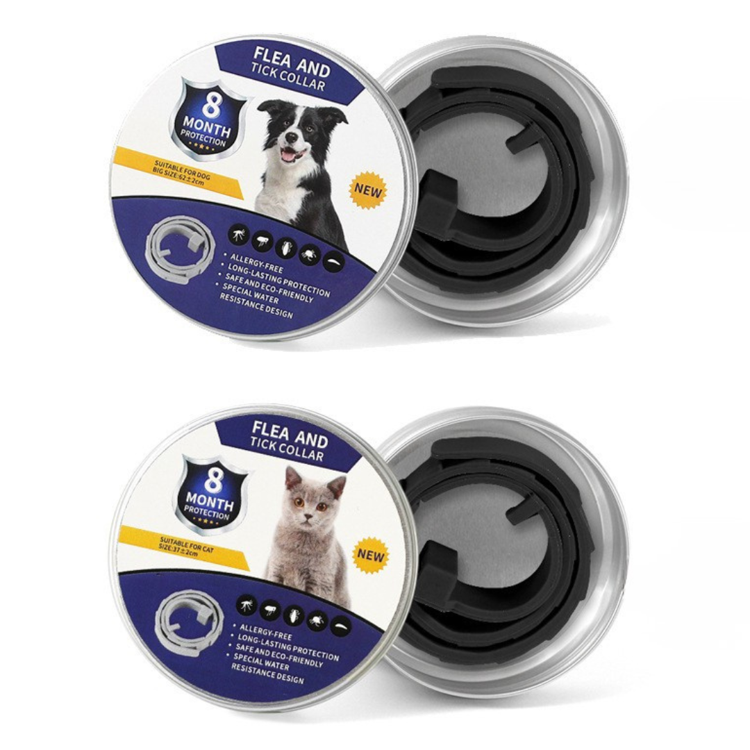 Effective Tick & Flea Prevention Collar – Over 8 Months Protection
