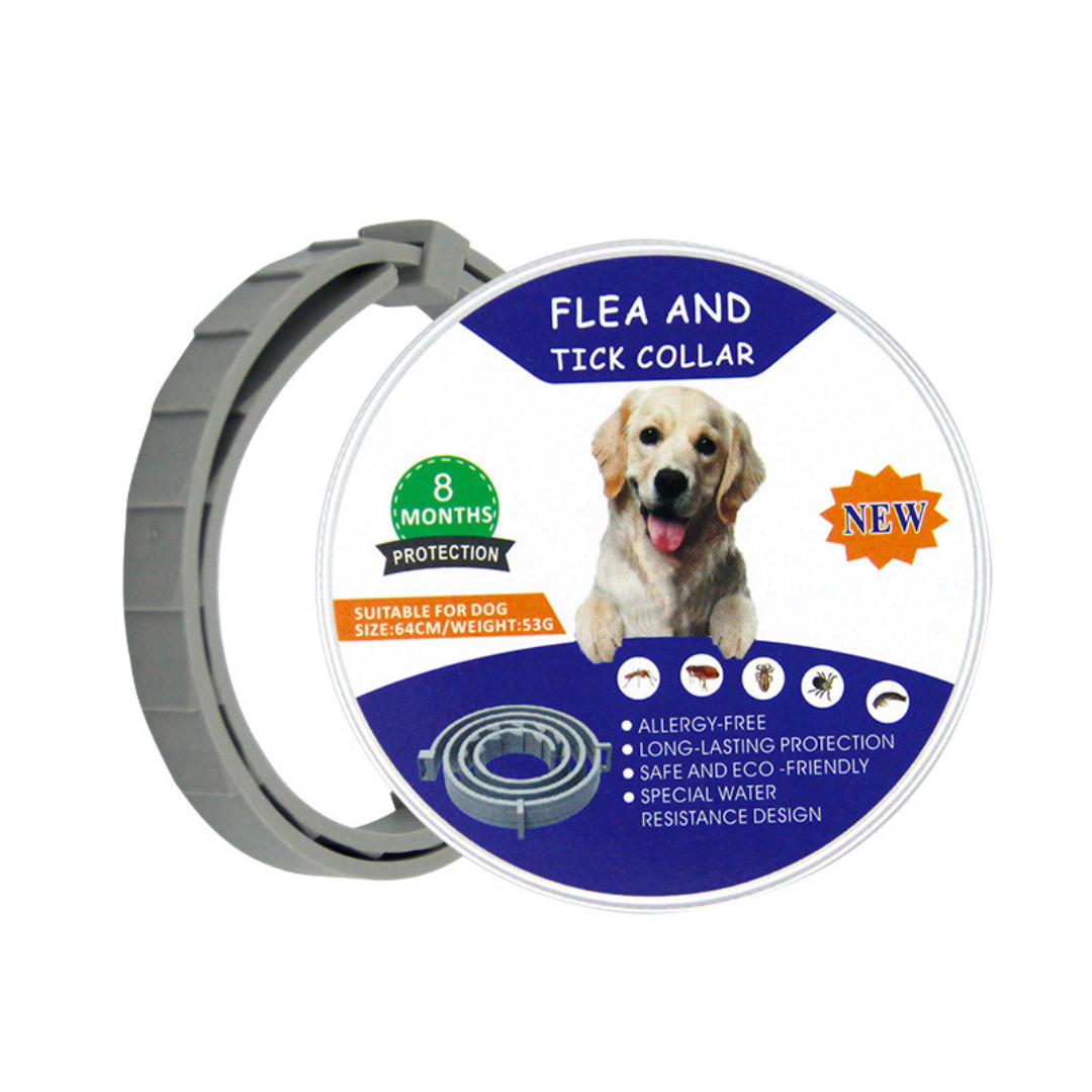 Effective Tick & Flea Prevention Collar – Over 8 Months Protection